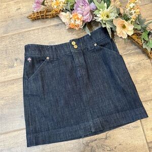 Lily Pulitzer palm beach Jean skirt